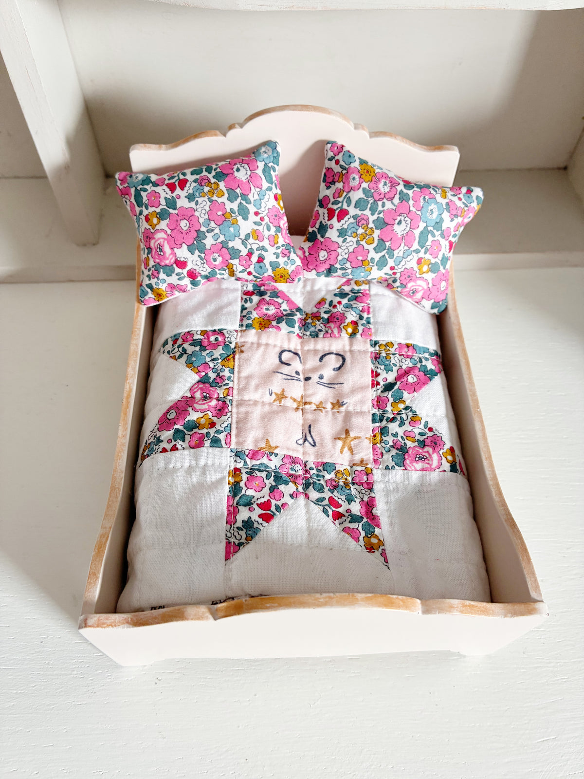 Liberty Fabric Miniature Quilt Set for Maileg Mouse