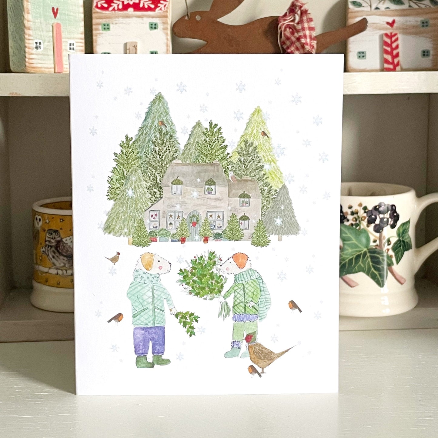 Grouse Cottage Christmas Card