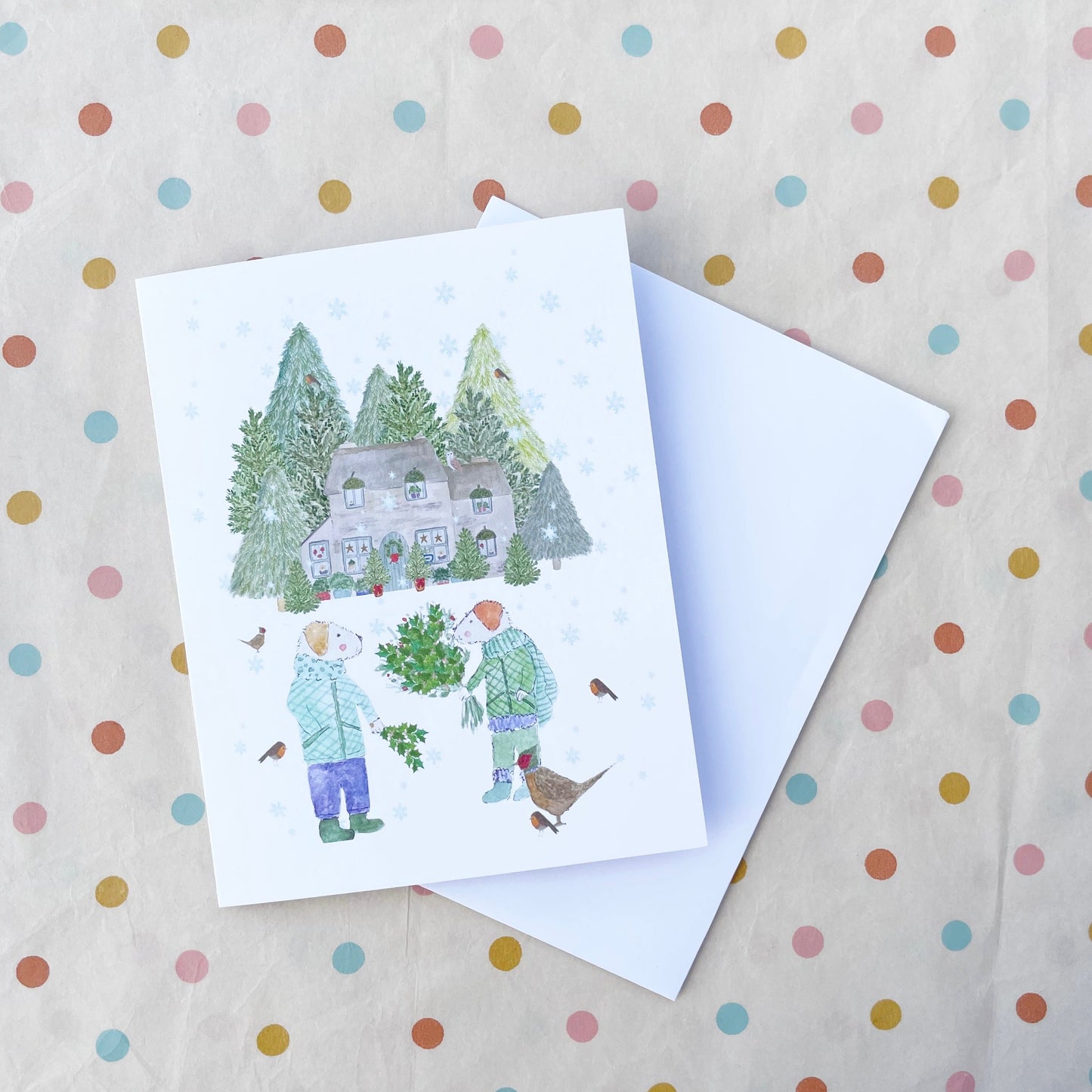 Grouse Cottage Christmas Card