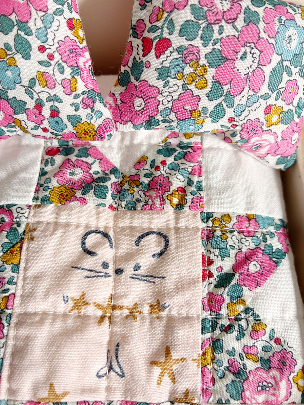 Liberty Fabric Miniature Quilt Set for Maileg Mouse